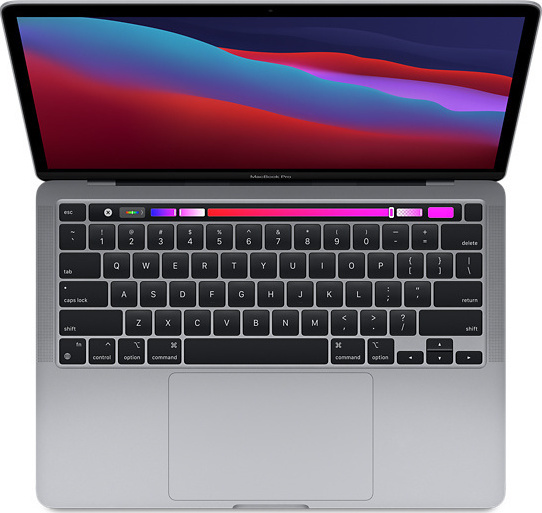 Apple MacBook Pro 13.3" (M1/8GB/512GB/Retina/macOS) with Touch Bar (2020) Space Gray US (MYD92)