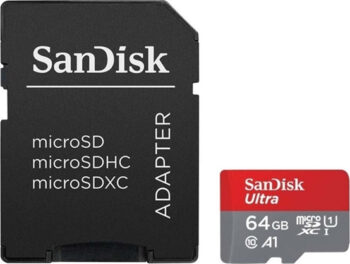 Sandisk Ultra microSDXC A1 64GB with Adapter (120MB/s)