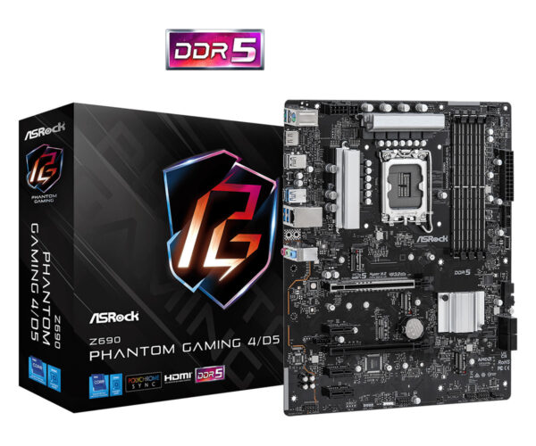 20220110124346 asrock z690 phantom gaming 4 d5 motherboard atx me intel 1700 socket