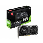 msi geforce rtx 3060 ti ventus 2x 8g v1 lhr nvidia 8 gb gddr6(6277016a92010)