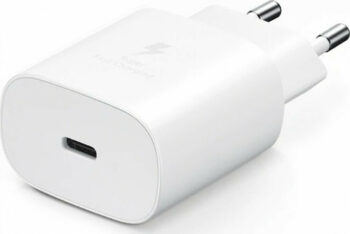 samsung usb c adapter white fast travel charger 25w (ep ta800nwegeu)