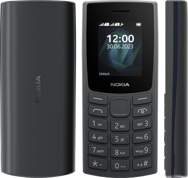 nokia 105 (2023) dual sim charcoal eu