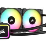 corsair icue h100x elite 240mm black (cw 9060065 ww2)