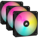 corsair icue ar120 rgb 120mm 3xpack black (co 9050167 ww)