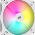 corsair icue ar120 rgb 120mm single pack white (co 9050168 ww)