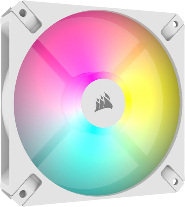 corsair icue ar120 rgb 120mm single pack white (co 9050168 ww)
