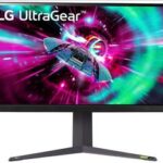 lg 32gr93u b ips hdr gaming monitor 32" 4k 3840x2160 144hz 1ms