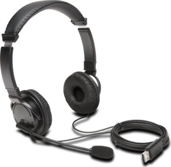 kensington usb hifi headphones with microphone k97601