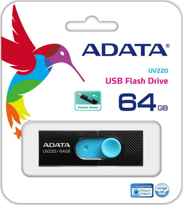 adata dashdrive uv250 32gb usb 2.0 (auv250 32g rbk) (Αντιγραφή)