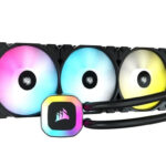 corsair icue h150 rgb 360mm liquid cpu cooler (cw 9060054 ww)