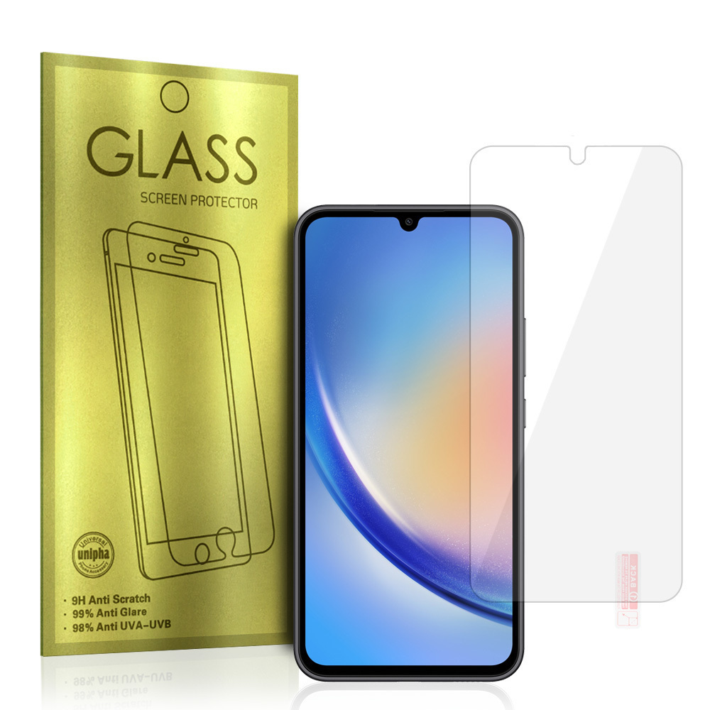 tempered glass gold for samsung galaxy a34 5g (a346)