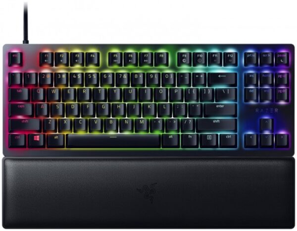 razer huntsman v2 tenkeyless rgb gaming mechanical keyboard with purple switch (rz03 03940300 r3m1)