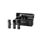boya by v4u wireless 4 person 4 channel mini lavalier usb c 2.4ghz microphone