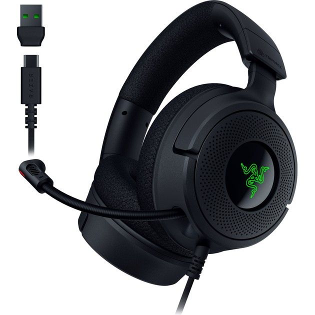 razer kraken v4 x usb rgb 7.1 gaming headset 40 mm driver pc/ps5/ps4