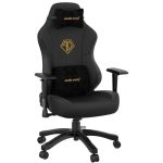 anda seat gaming chair phantom 3 black/gold (ad18y 06 b pvc)