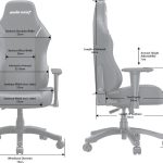 anda seat gaming chair luna black (ad18 44 b pv)