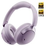 qcy h3 pro headset white hi res audio v5.4 bluetooth anc call noise cancelling headphones 40mm drive