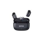 boya mini type c 2,4ghz 2mic wireless microphone with charging box
