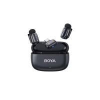 boya mini type c 2,4ghz 2mic wireless microphone with charging box