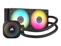 corsair titan 240 icue link rgb liquid cooler black (cw 9061016 ww)