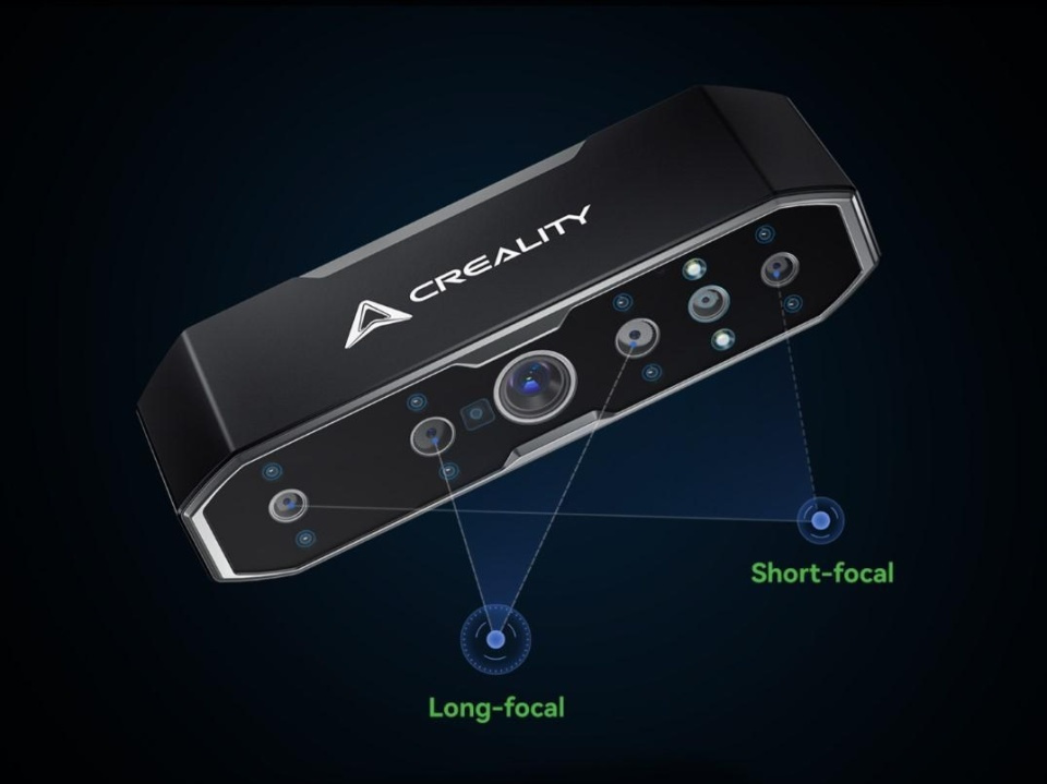creality cr scan otter 3d scanner (10 2000mm object, 0,02mm scan accurancy)
