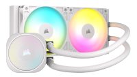 corsair nautilus rs 240 argb liquid cooler white (cw 9060094 ww)