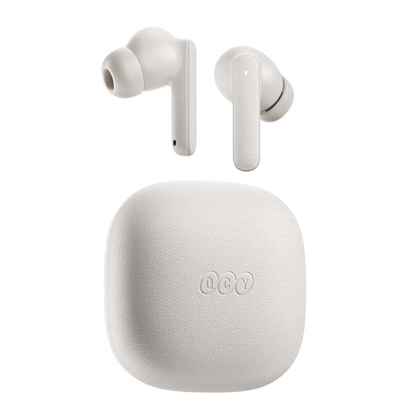 qcy buds white noise reduction clear calls tws earbuds 35h, 10mm dynamic drivers