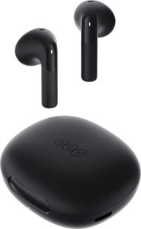 qcy ailybuds e20 white hybrid anc semi ear tws earbuds 6mics 13mm dynamic driver ipx4 bt5.4 35h