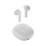 qcy ailybuds e20 white hybrid anc semi ear tws earbuds 6mics 13mm dynamic driver ipx4 bt5.4 35h