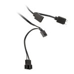 kolink umbra x 120mm argb high performance pwm fan triple pack black