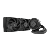 arctic liquid freezer iii pro 240 (black) improved aio cpu water cooler 1700,1851,am4,am5