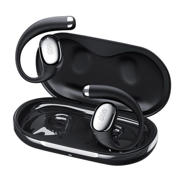 qcy crossky r70 green (ct 02) open ear wireless headphones bt 6.0 sbc/aac/ldac 52 hours hi res audio