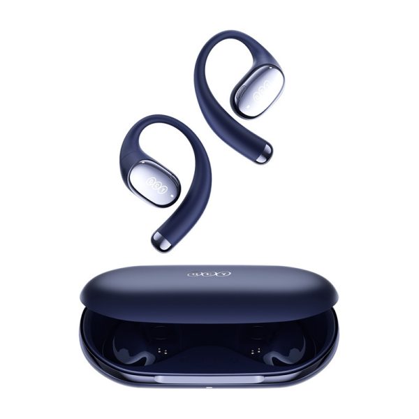qcy crossky r70 green (ct 02) open ear wireless headphones bt 6.0 sbc/aac/ldac 52 hours hi res audio