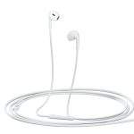 qcy lh1 white wired semi ear earphones w. mic ios android type c 1,15m cable 20 20khz