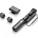 boya magic type c, lightning & 3,5mm, camera receiver wireless microphone 2 tx + 3 rx + char. case