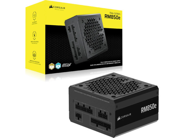 corsair psu rm850e black (cybenetics gold, fully modular) (cp 9020296 eu)