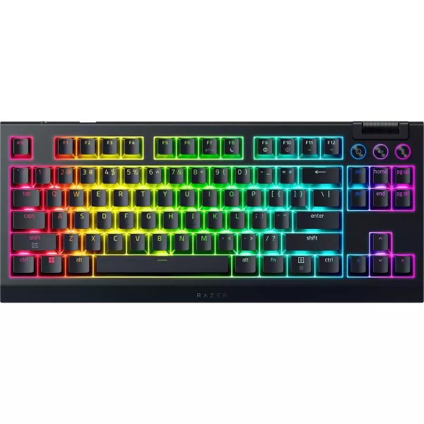 razer blackwidow v4 tkl hyperspeed rgb wireless hot swap gaming keyboard orange tactile switches