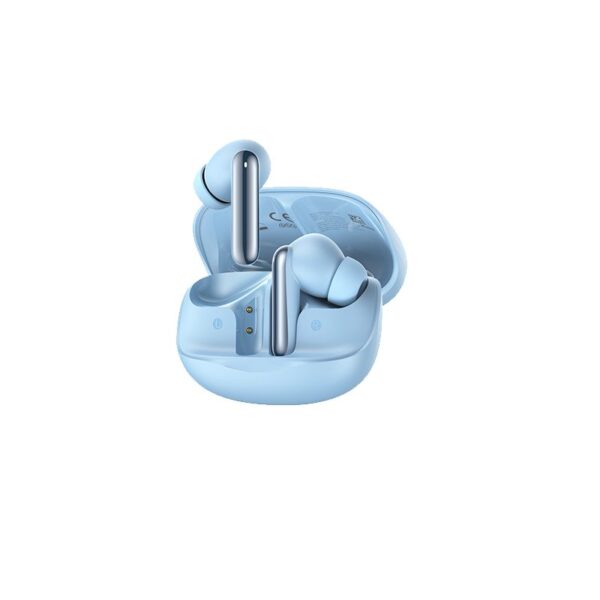 qcy melobuds n50 anc blue 45db anc tws earbuds 6 mic enc, ipx4 bt5.4