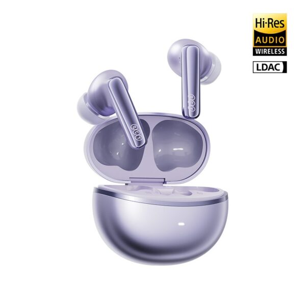qcy melobuds n70 anc grey 55db anc tws flagship hi res earbuds ldac bt 6.0 ipx5 wireless charge