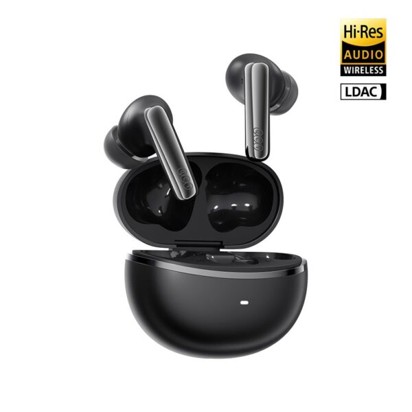 qcy melobuds n70 anc grey 55db anc tws flagship hi res earbuds ldac bt 6.0 ipx5 wireless charge