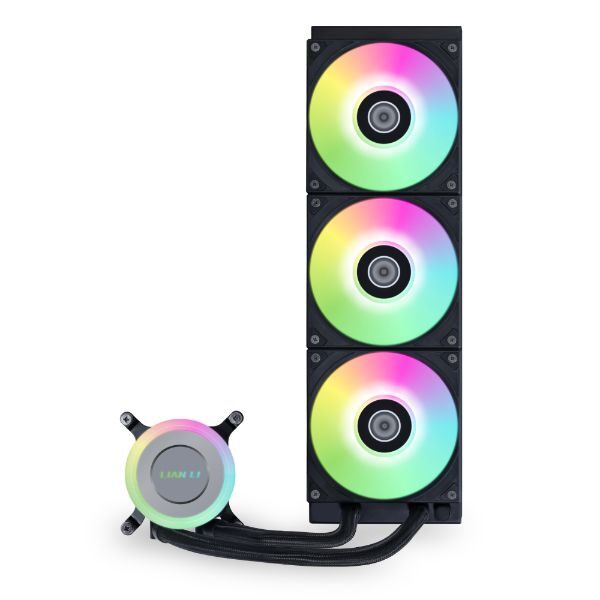 lian li galahad ll lite 360r rgb aio cpu liquid / water cooler for amd am5 / am4   intel lga1700