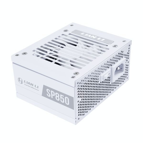 lian li sp850 v2 gold white 850w sfx psu 12v 2x6 low noise 80 plus gold atx 3.1   pcie 5