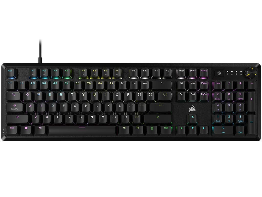 corsair keyboard k70 core rgb, mlx red linear (ch 910971e na)