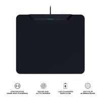 razer hyperflux v2 hard wireless charging puck gaming mousepad anti slip rubber base