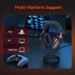 qcy heroad vn200 pro 7.1 usb wired rgb gaming headset ps4/ps5/pc