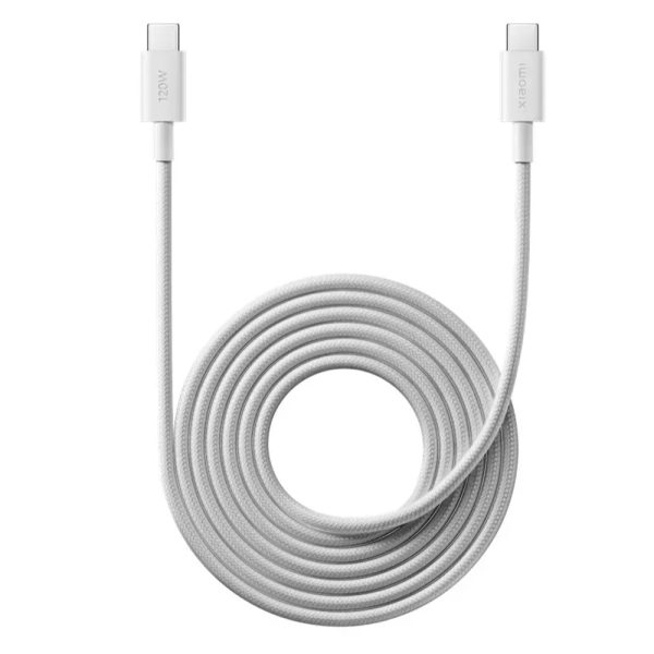 xiaomi 6a braided usb c to usb c cable2m (bhr087agl)