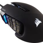corsair mouse scimitar elite rgb, black (