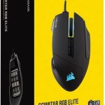 corsair mouse scimitar elite rgb, black (ch 9304211 eu)