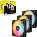 corsair fan rs120 argb triple pack, black (co 9050181 ww) (copy)