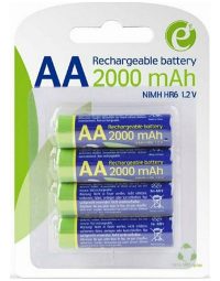 energenie ready to use rechargeable batteries aa 2000mah 4pcs/pack (copy)